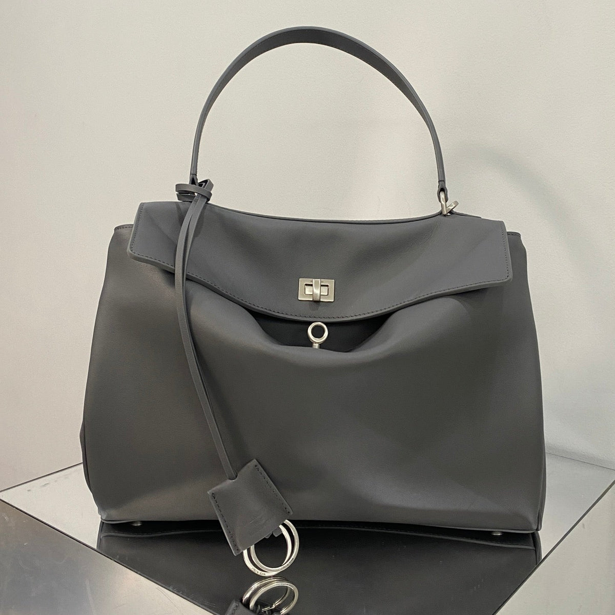 RODEO BAG SMOOTH CALFSKIN SILVER HARDWARE