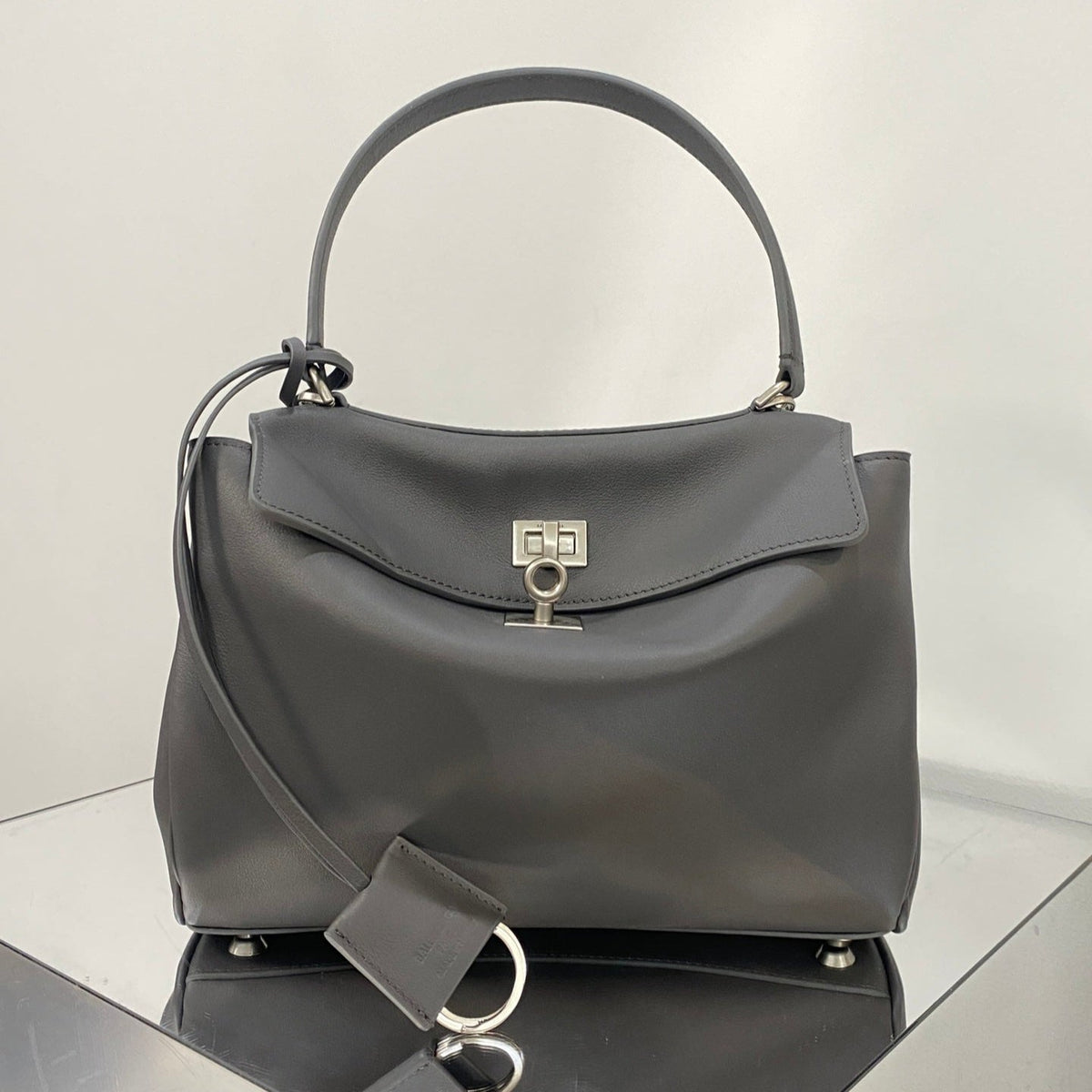 RODEO BAG SMOOTH CALFSKIN SILVER HARDWARE