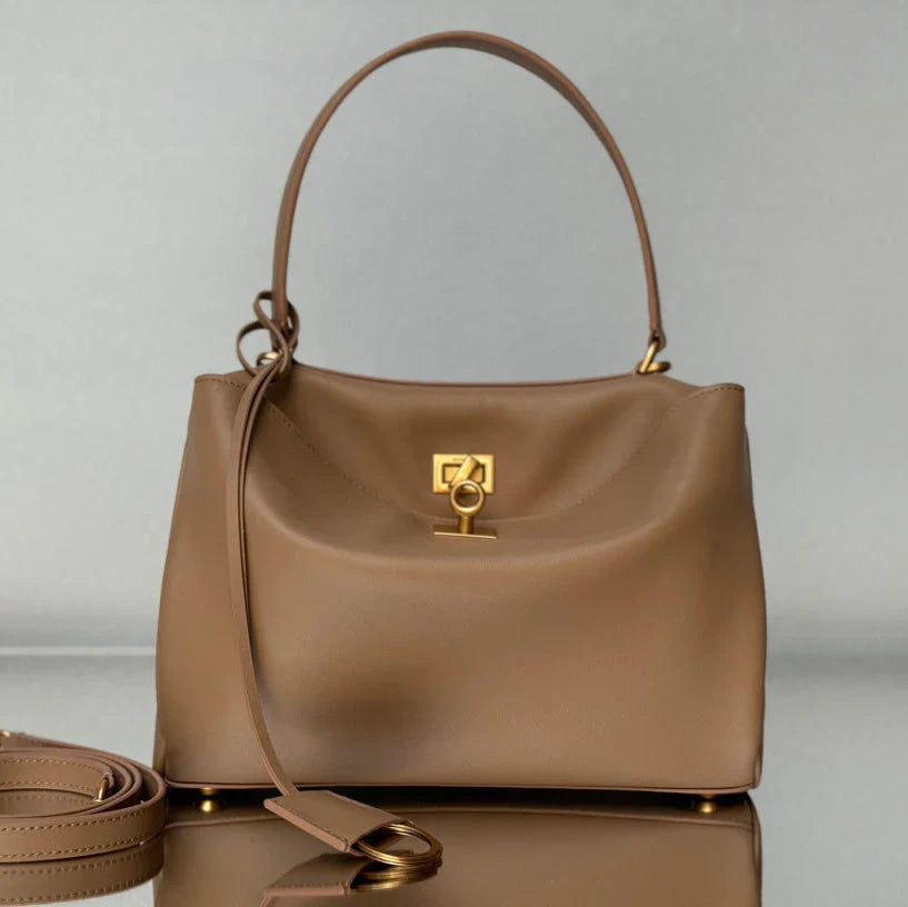 B*lenciaga Bag Calfskin Gold Hardware