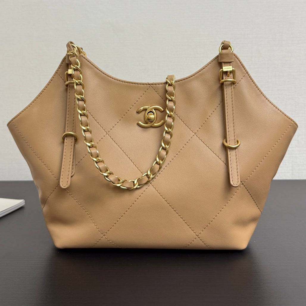 Ch*nel 2026 Coco Shopping Tote Bag Calfskin