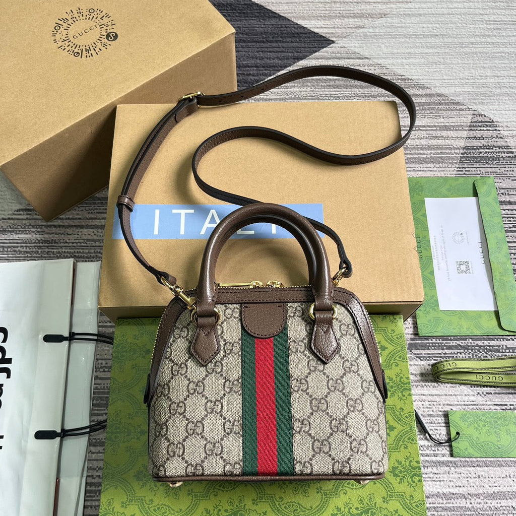OPHIDIA G*G SHOULDER BAG SUPREME CANVAS