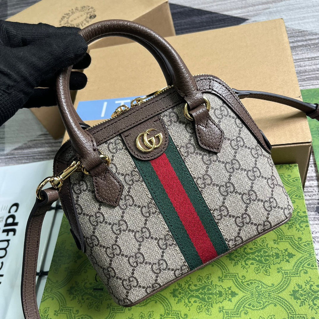 OPHIDIA G*G SHOULDER BAG SUPREME CANVAS