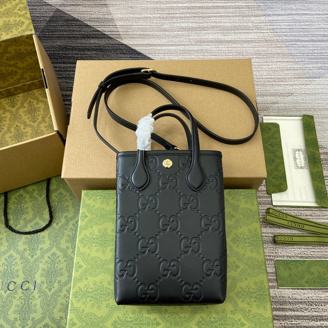 G*G SUPER BAG STRAP CALFSKIN