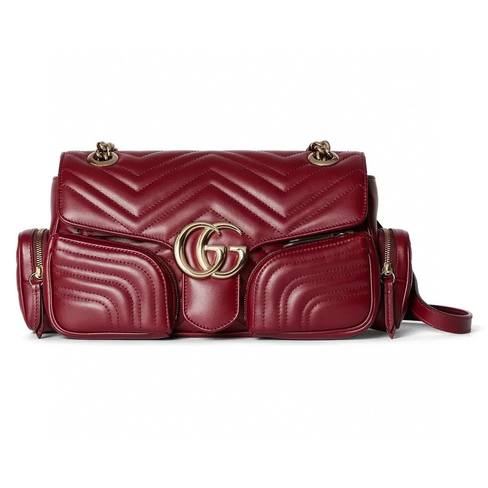 MARMONT MULTI POCKET BAG CALFSKIN GOLD HARDWARE