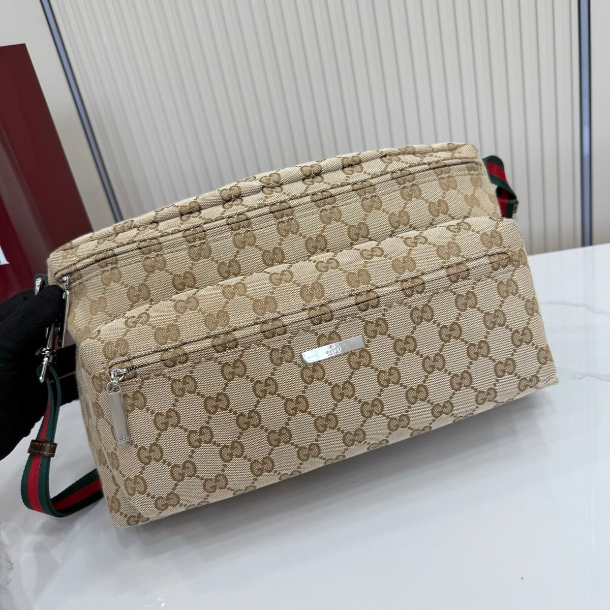 G*G Tag Crossbody Bag Canvas