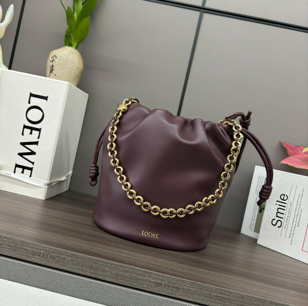 L*ewe Flamenco Purse Bucket Lambskin Ghw