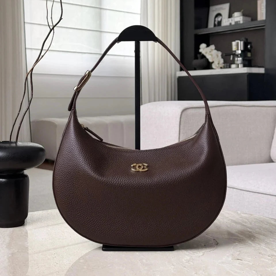 C*C 2026 Hobo Bag Grained Calfskin