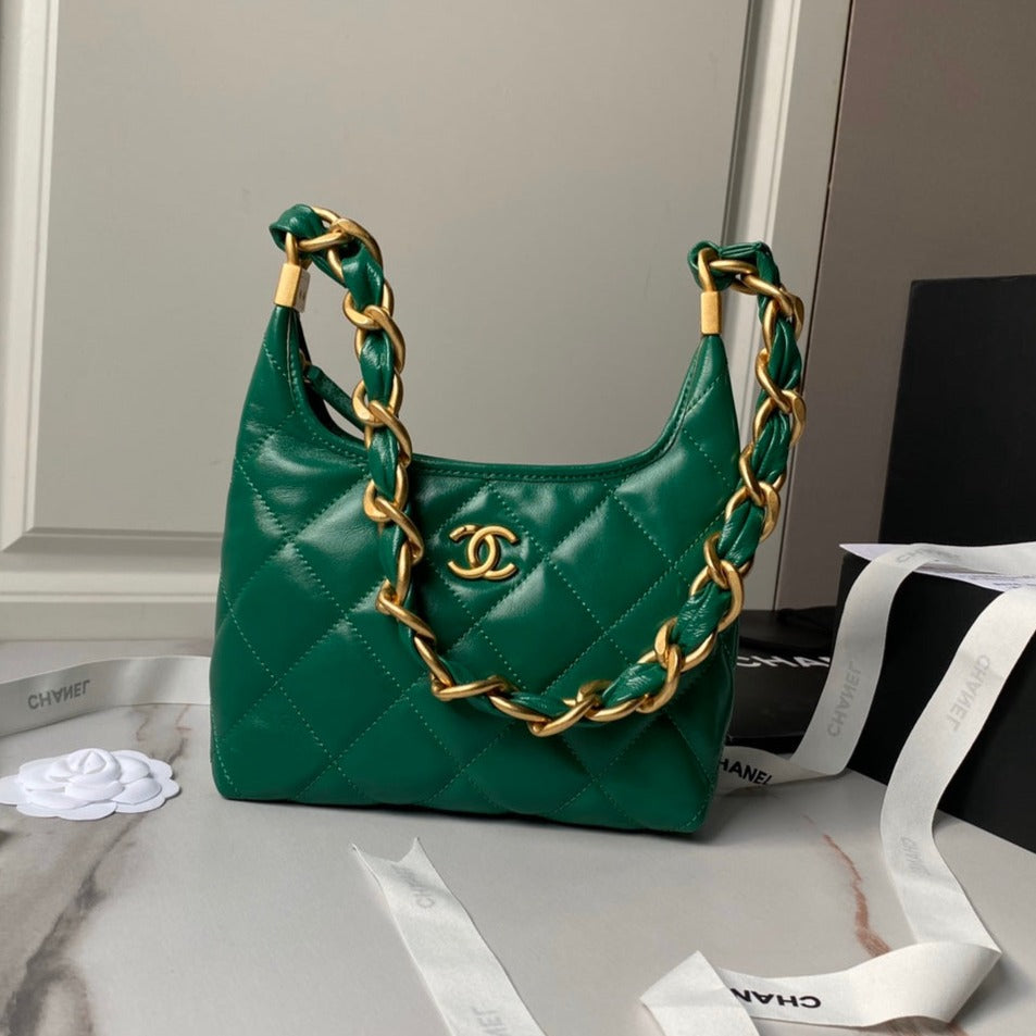 24A HOBO BAG CALFSKIN GOLD HARDWARE