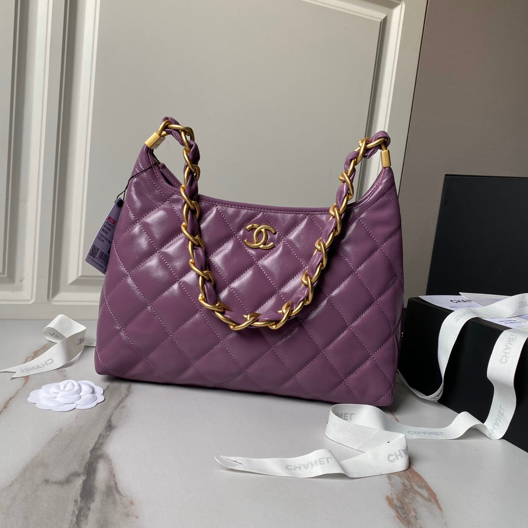 24A HOBO BAG CALFSKIN GOLD HARDWARE