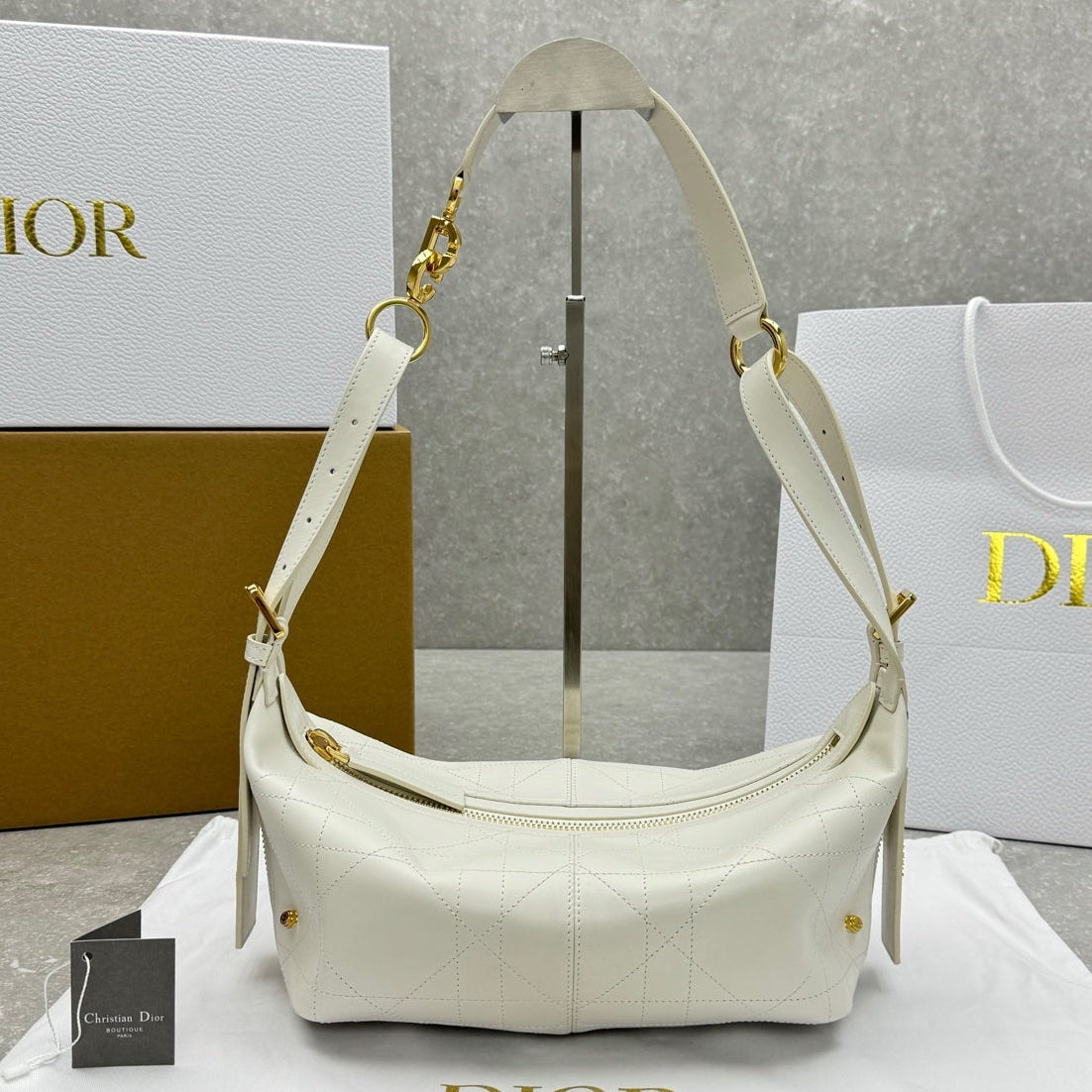 D*or 2025 Hobo Bag Calfskin