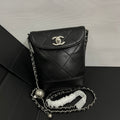 C*C Phone Holder Bag Lambskin