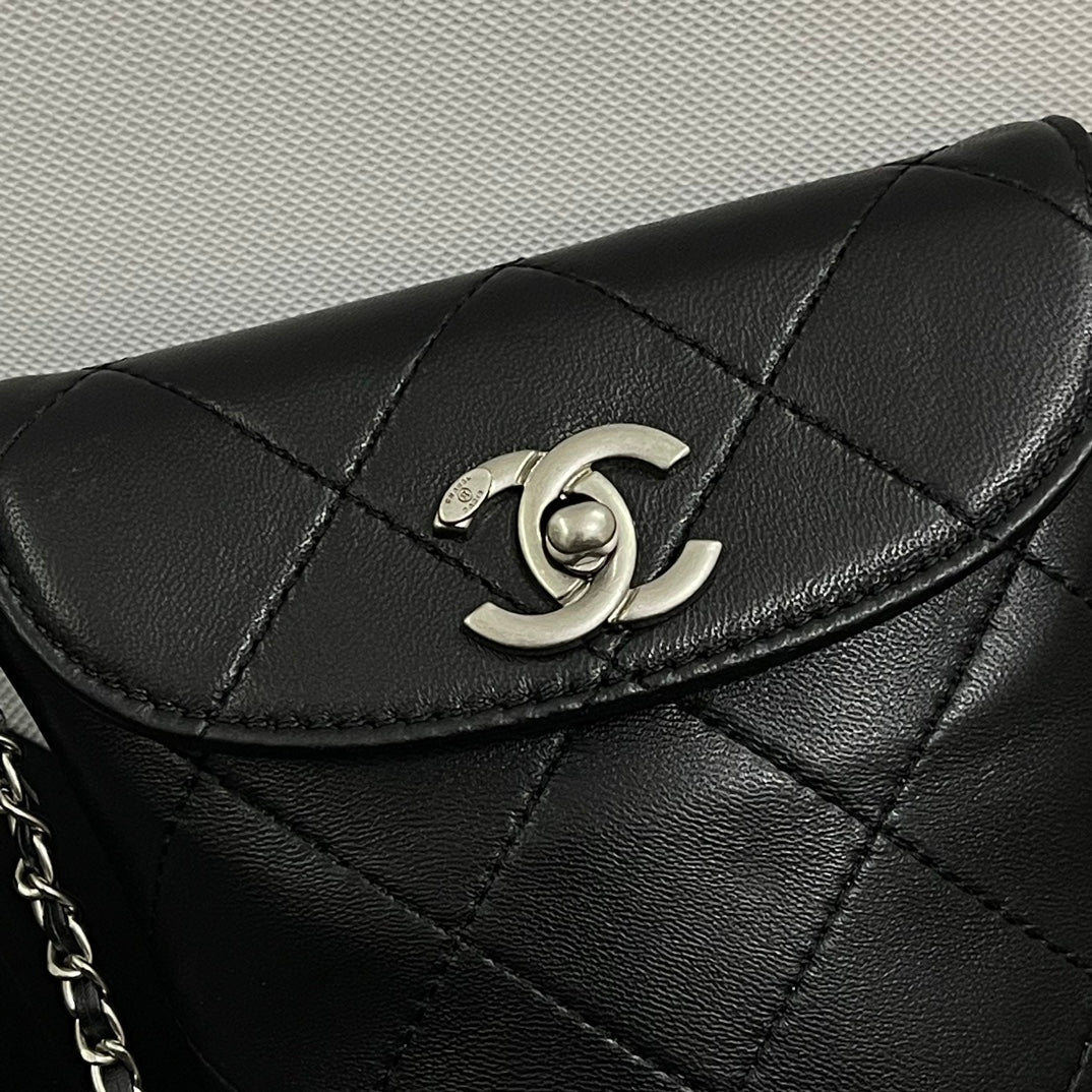 C*C Phone Holder Bag Lambskin