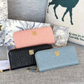 C*D Miss D*or Freesia Zipper Wallet Lambskin GHW