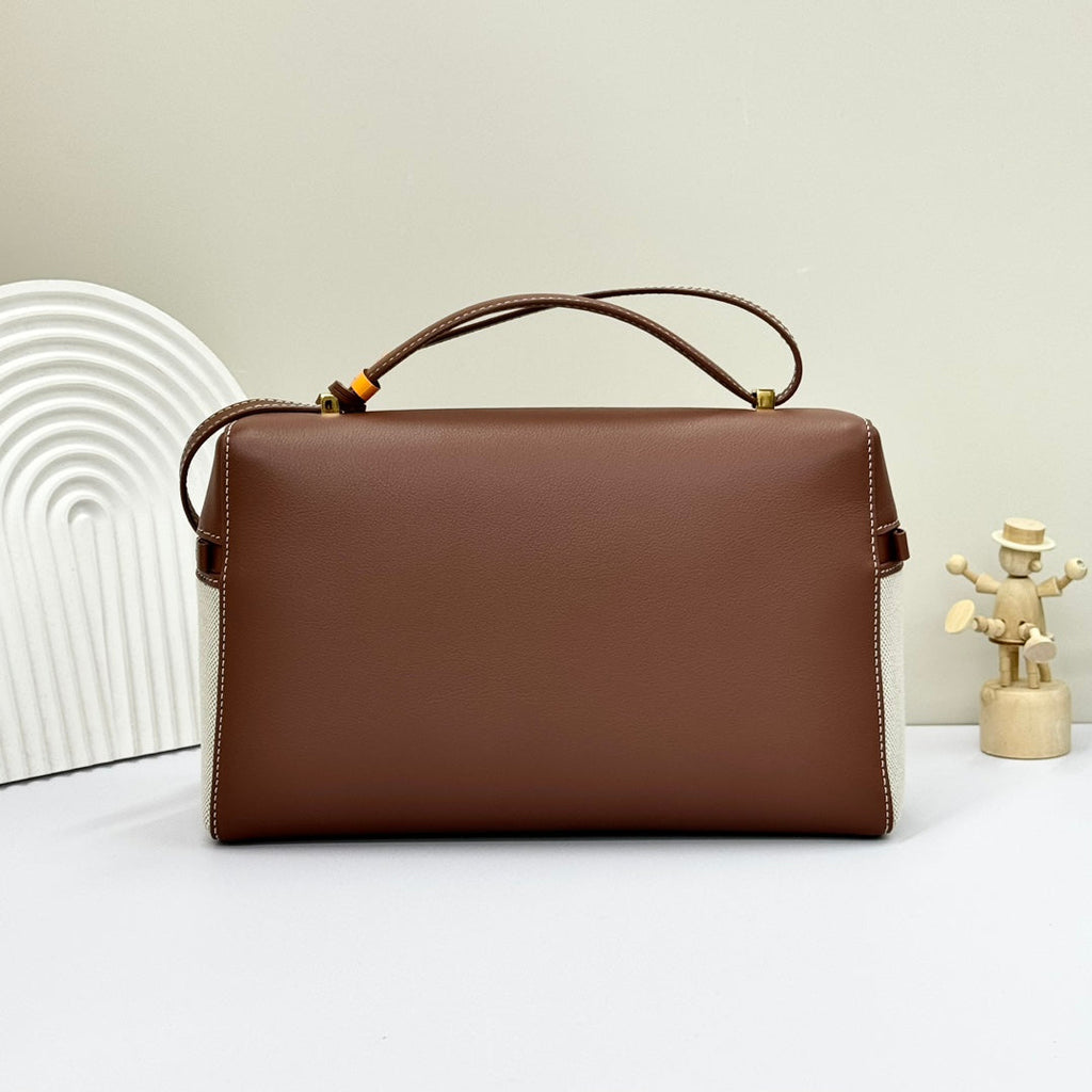 L*P Extra Pouch L27 Calfskin Linen