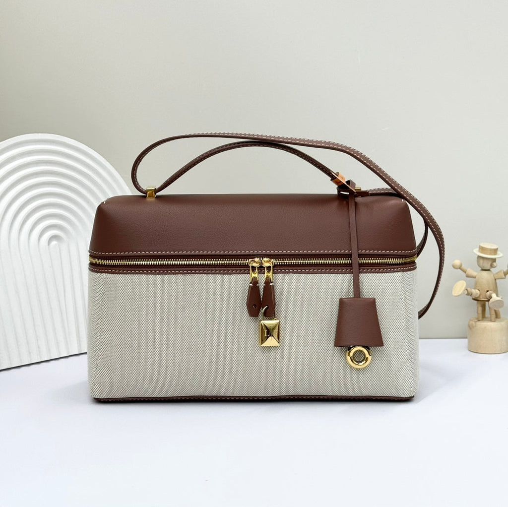 L*P Extra Pouch L27 Calfskin Linen
