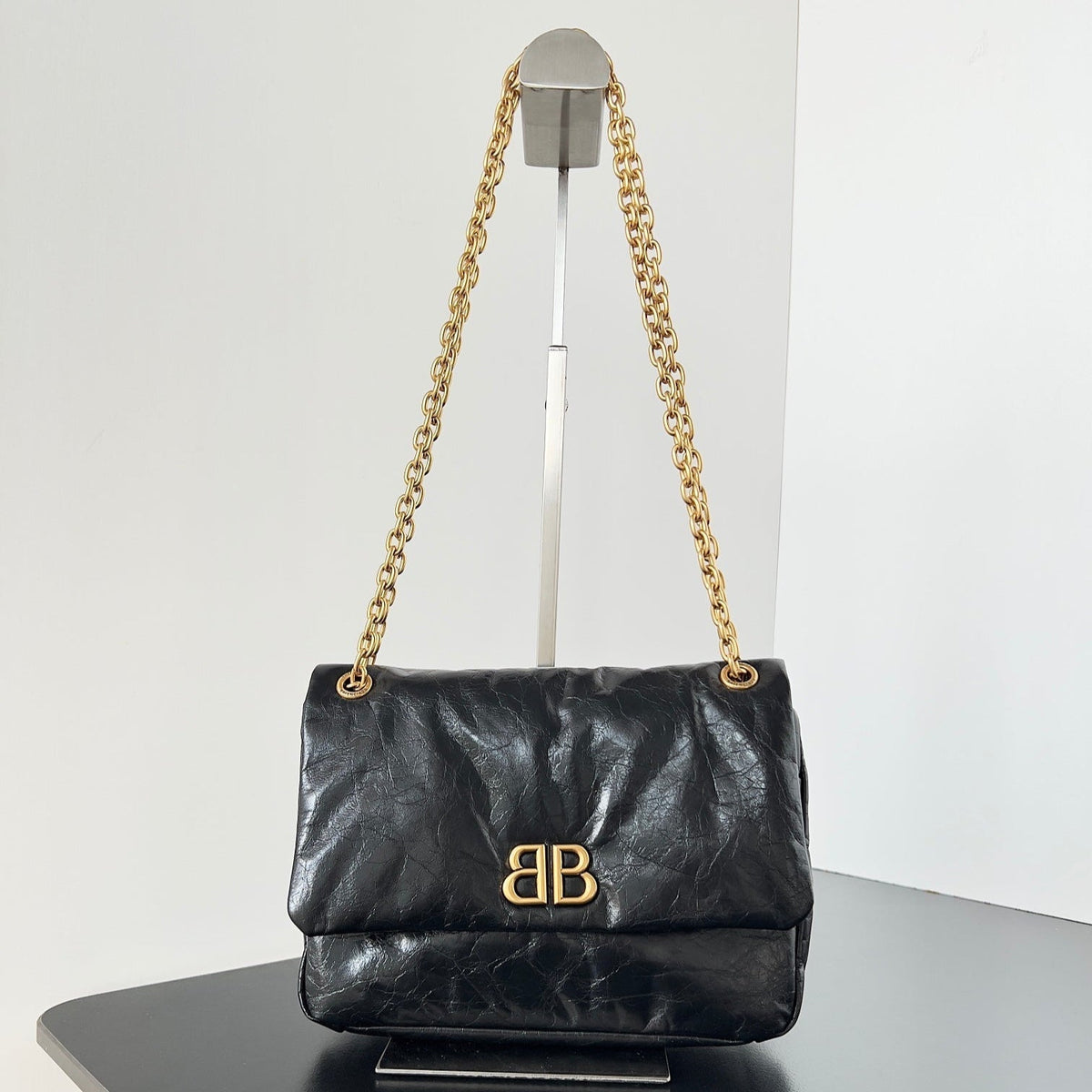 MONACO BAG ARENA CALFSKIN GOLD HARDWARE