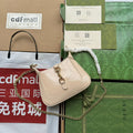 JACKIE NOTTE BAG CRACKED LACQUER CALFSKIN GOLD HARDWARE