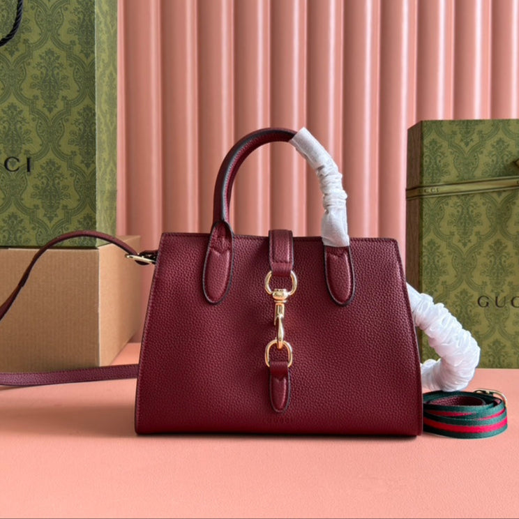 G*cci Jackie Tote Bag Leather