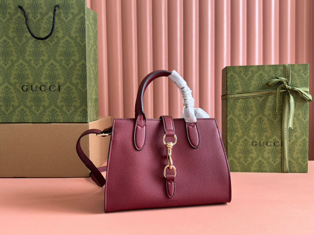 G*cci Jackie Tote Bag Leather
