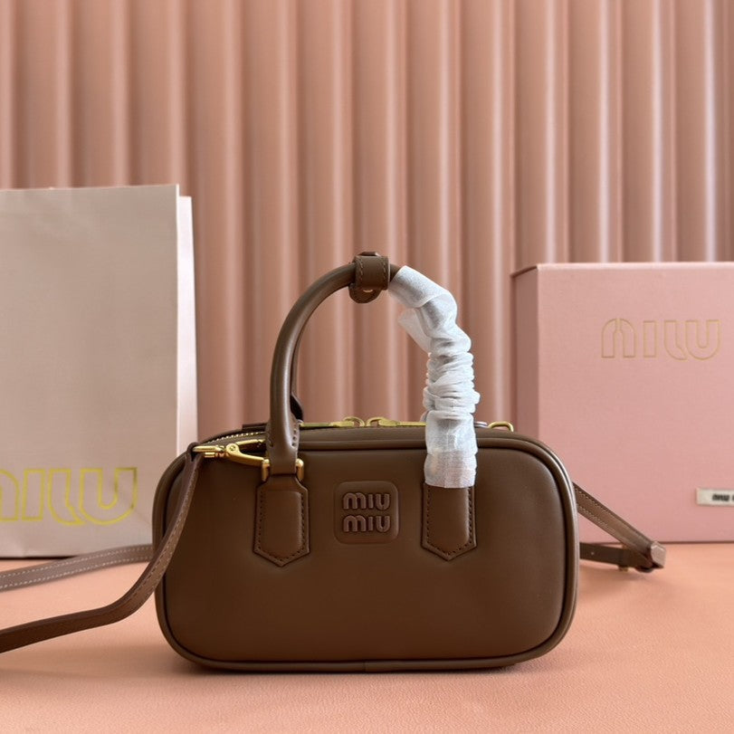 M*u*M*u Arcadie leather bag Briarwood