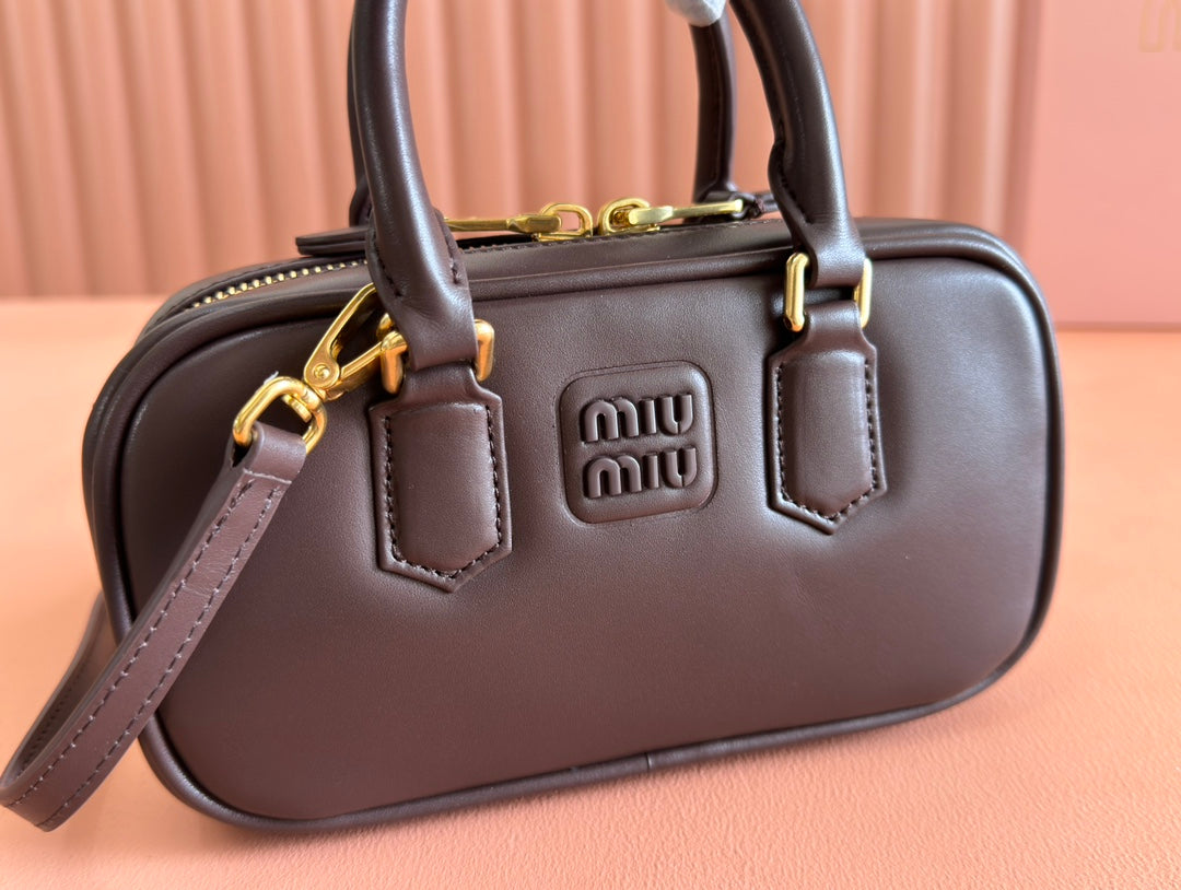 M*u*M*u Arcadie leather bag Briarwood
