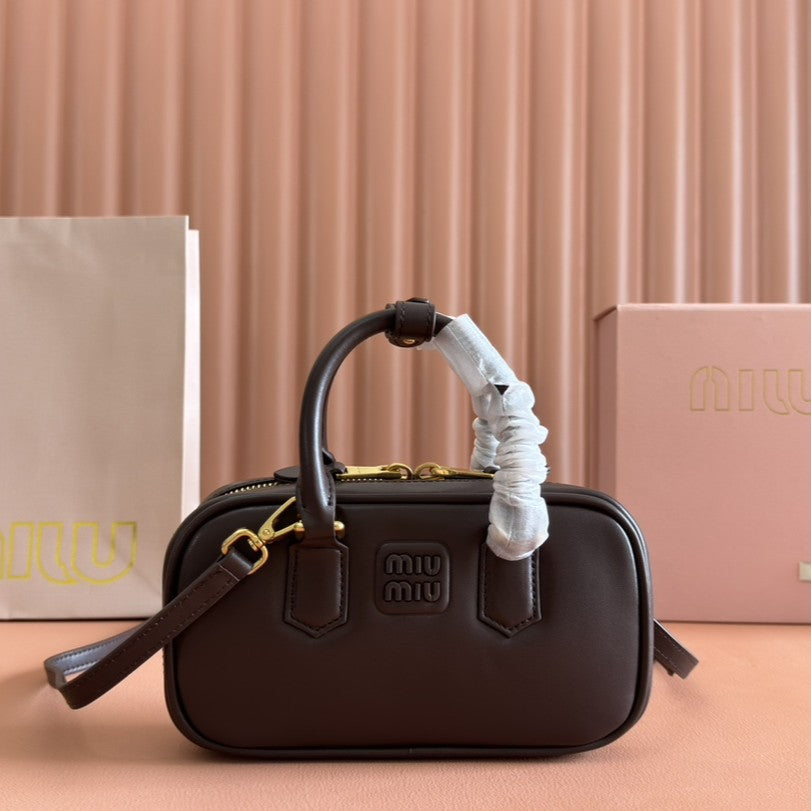 M*u*M*u Arcadie leather bag Briarwood