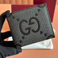 G*cci Wallet Grey mix Black Leather