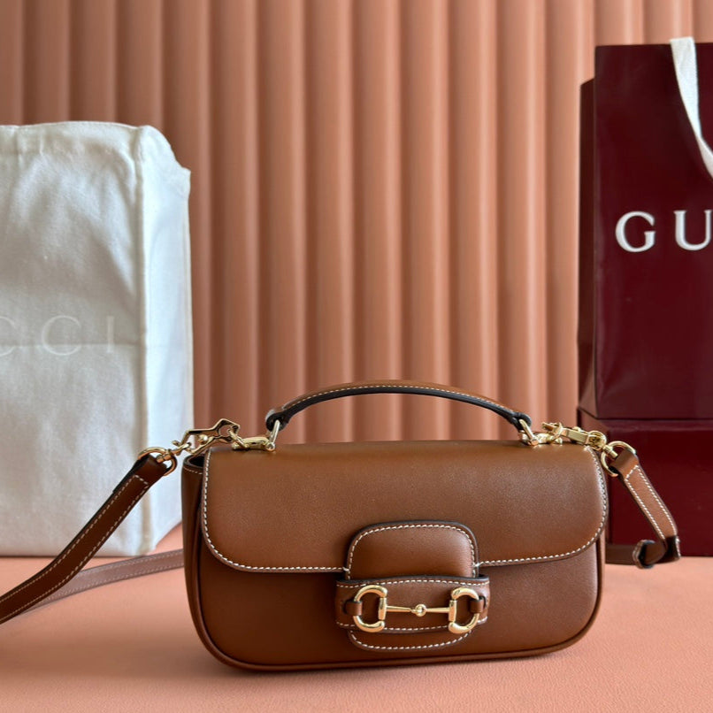 G*cci Horsebit 1995 Bag Calfskin