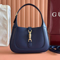 G*cci Jackie Bag Blue Leather
