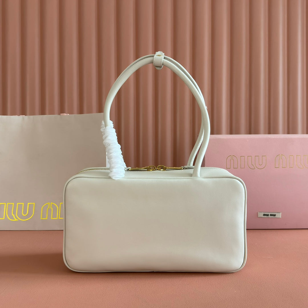 M*u Beau Top Handle Bag Smooth Cowhide