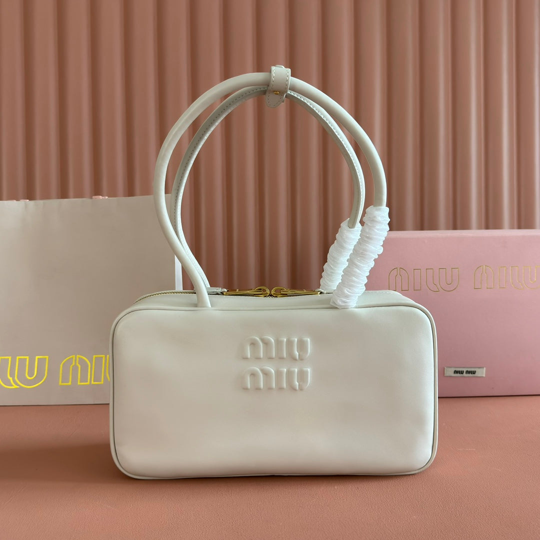 M*u Beau Top Handle Bag Smooth Cowhide