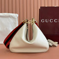 G*G 2025 Attache Shoulder Bag Calfskin Canvas