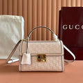G*G Padlock Handbag G*G Pattern Leather