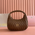 M*u Wander Matelassé Shoulder Bag Lambskin