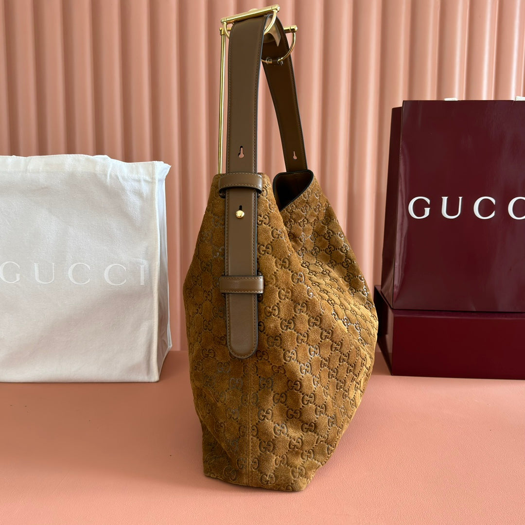 G*cci Beatrix Handbag Suede