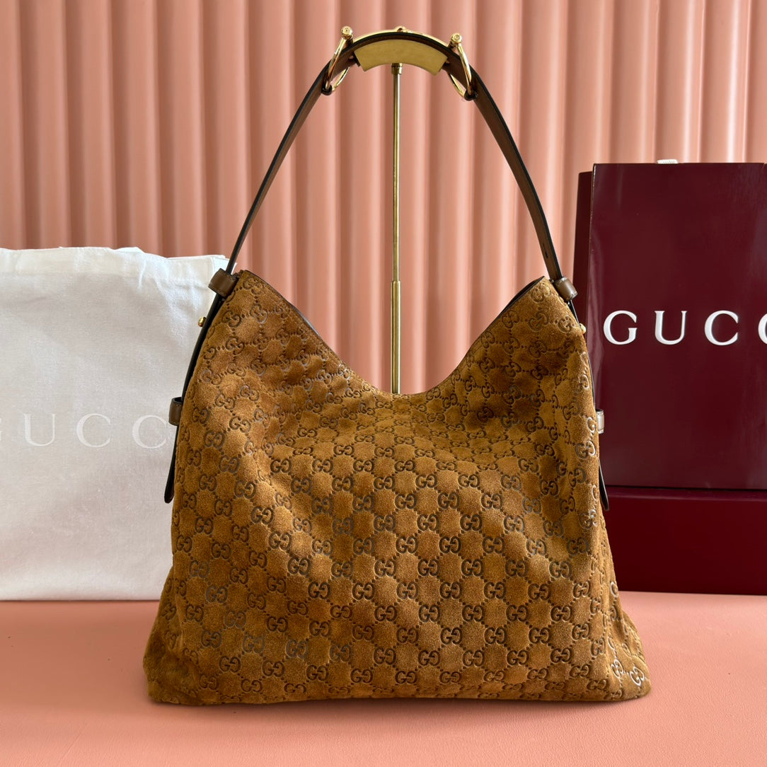 G*cci Beatrix Handbag Suede