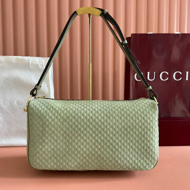 G*cci 2026 Half Horsebit Bag Suede Leather