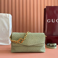 G*G Shoulder Bag Chain G*G Suede