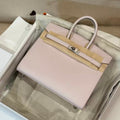 H*rmes 2026 Birkin Bag 25cm Light Pink Epsom Leather