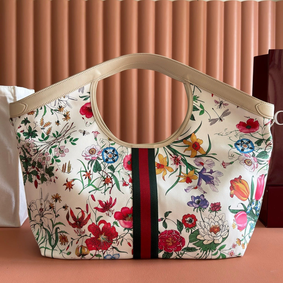 G*G Giglio Flora Tote Bag Canvas