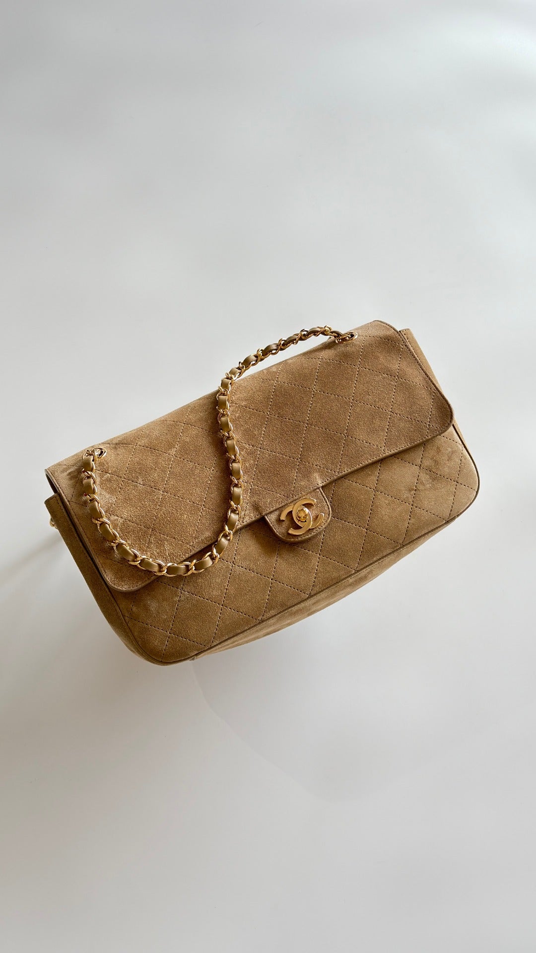 Ch*nel 2026 Flap Bag Suede Calfskin