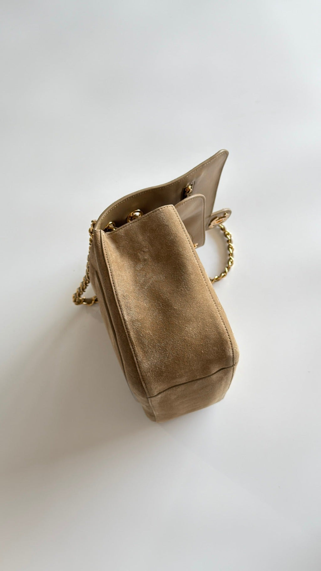 Ch*nel 2026 Flap Bag Suede Calfskin