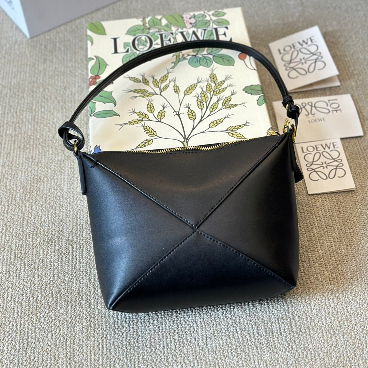 L*E PUZZLE FOLD POUCH NAPPA CALFSKIN