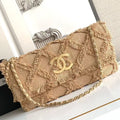 C*C 2025 Crochet 38cm Beige Tweed Fabric