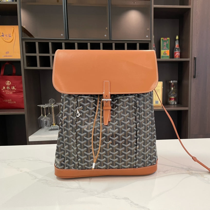 ALPIN BACKPACK LAMBSKIN G*yardine CANVAS