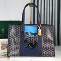 G*ya VILLETTE TOTE 45 IN NAVY BLUE G*yardine CANVAS
