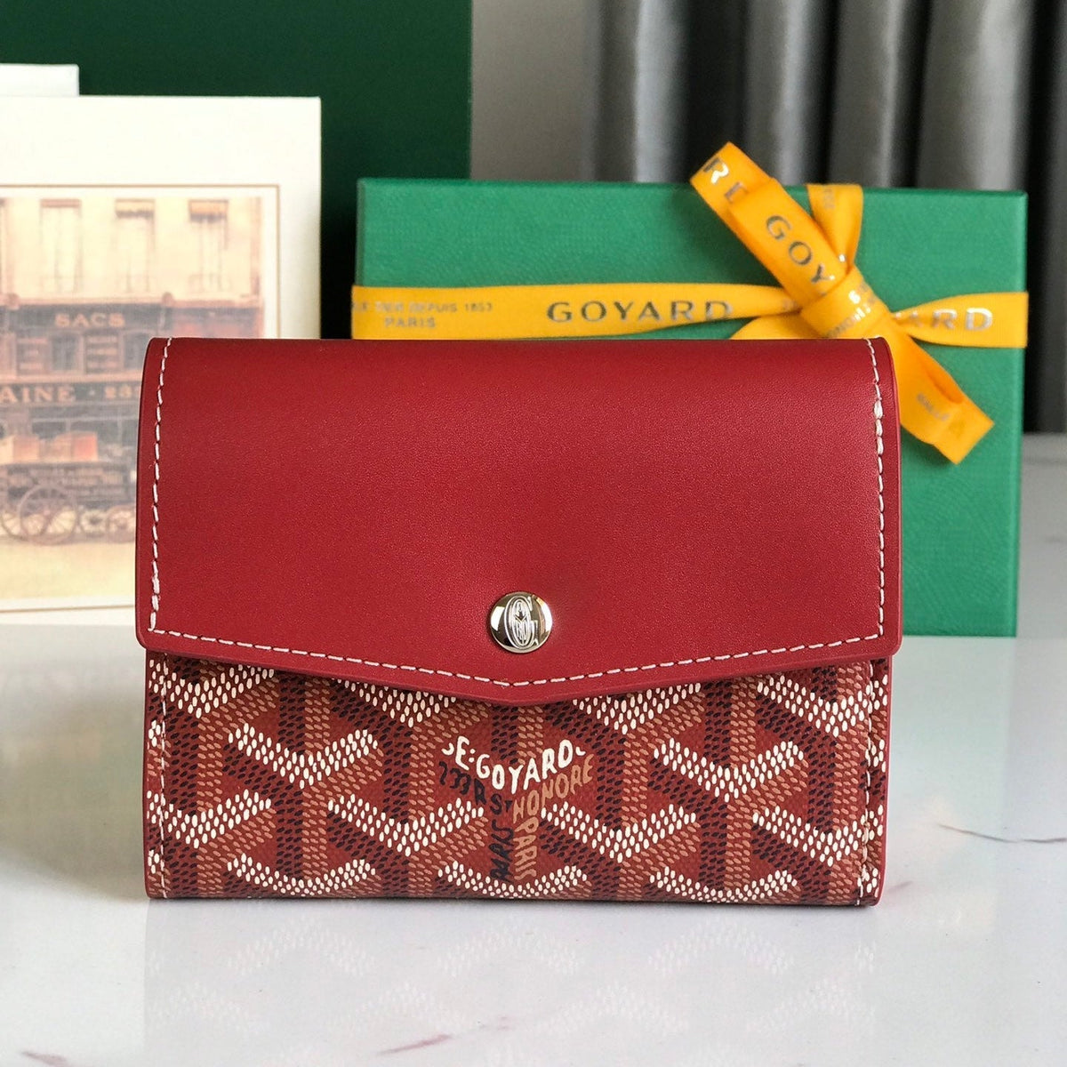 SAINT GABRIEL WALLET CALFSKIN G*yardine CANVAS