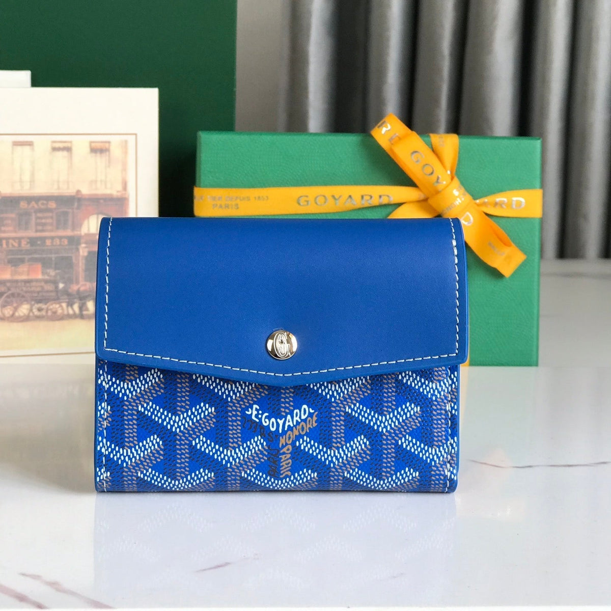 SAINT GABRIEL WALLET CALFSKIN G*yardine CANVAS