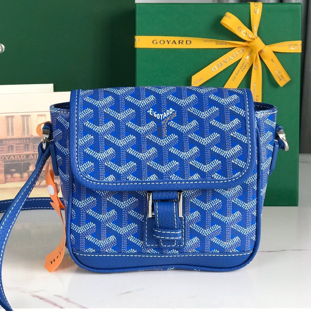 GRAND BLEU G*yardine CANVAS LAMBSKIN