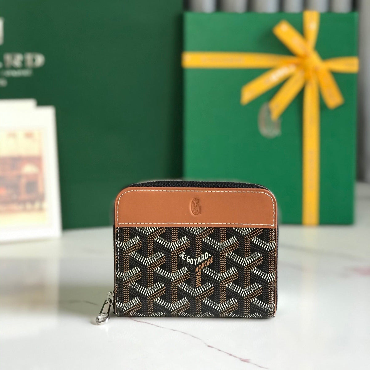 MATIGNON WALLET G*yardine CANVAS CALFSKIN